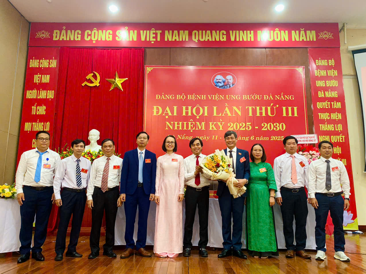 Đảng bộ Bệnh viện Ung bướu Đà Nẵng tổ chức Đại hội lần thứ III, nhiệm kỳ 2025-2030
