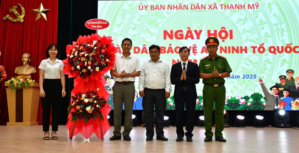 Sôi nổi Ngày hội toàn dân bảo vệ an ninh Tổ quốc tại xã Thạnh Mỹ