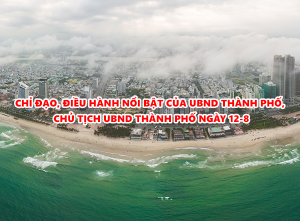 Video: Chỉ đạo, điều hành nổi bật của UBND thành phố, Chủ tịch UBND thành phố ngày 12-8