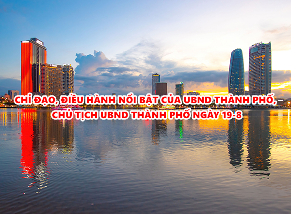 Video: Chỉ đạo, điều hành nổi bật của UBND thành phố, Chủ tịch UBND thành phố ngày 19-8
