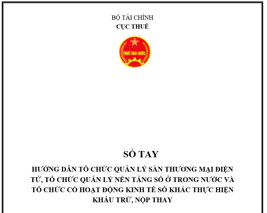 Sổ tay hướng dẫn người nộp thuế thực hiện nghĩa vụ thuế