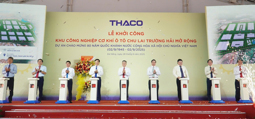 Khởi công Dự án Khu công nghiệp cơ khí ô tô Chu Lai- Trường Hải mở rộng