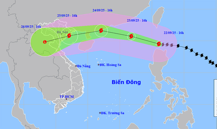 Công điện chủ động ứng phó với siêu bão Ragasa