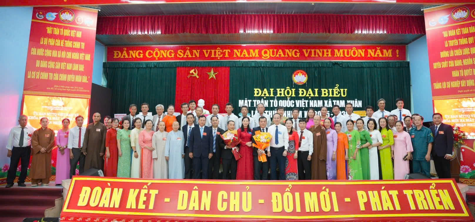 Xã Tam Xuân tổ chức Đại hội đại biểu MTTQ lần thứ I, nhiệm kỳ 2025 – 2030