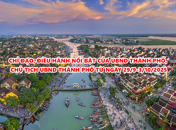 Video: Chỉ đạo, điều hành nổi bật của UBND thành phố, Chủ tịch UBND thành phố từ ngày 29/9-3/10/2025