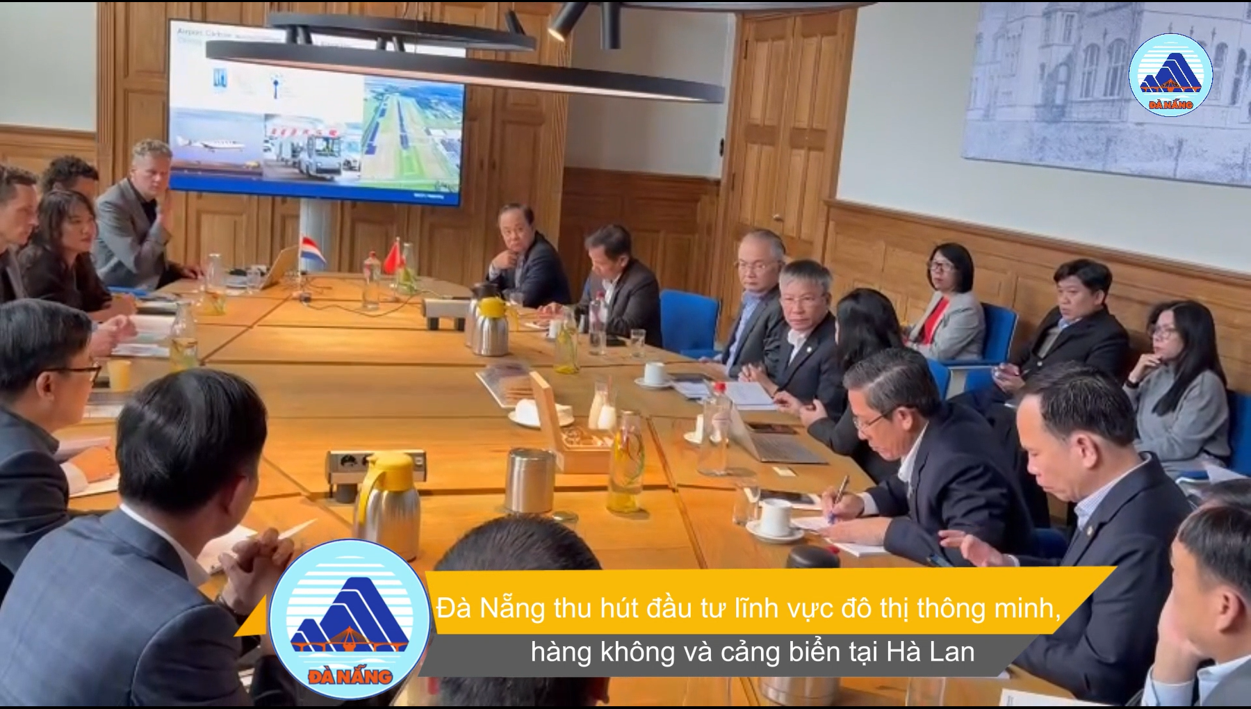Video: Đà Nẵng thu hút đầu tư lĩnh vực đô thị thông minh, hàng không và cảng biển tại Hà Lan