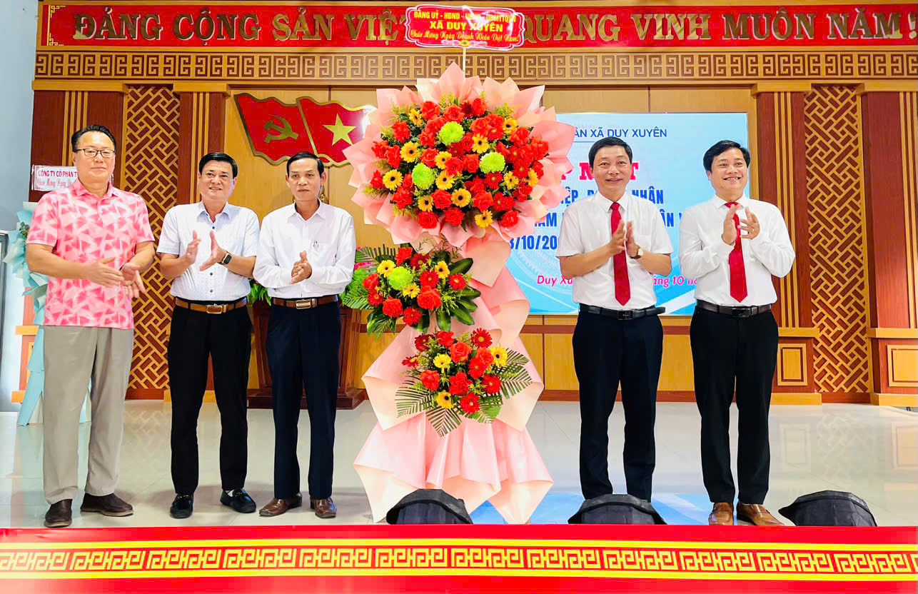 Xã Duy Xuyên, Thu Bồn tôn vinh các doanh nghiệp, doanh nhân tiêu biểu