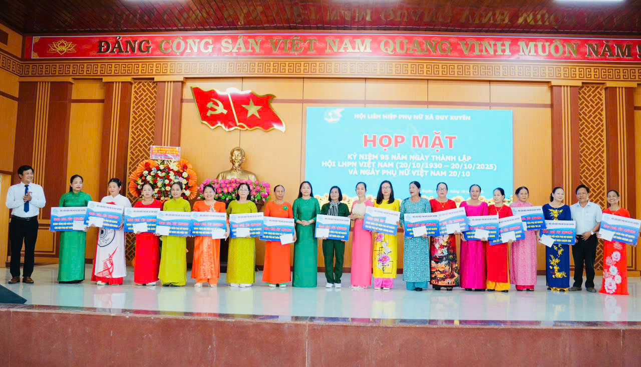 Hội LHPN xã Duy Xuyên đỡ đầu 21 cháu mồ côi với mức hỗ trợ gần 125 triệu đồng/năm