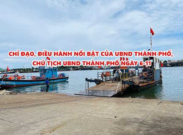 Video: Chỉ đạo, điều hành nổi bật của UBND thành phố, Chủ tịch UBND thành phố ngày 6-11