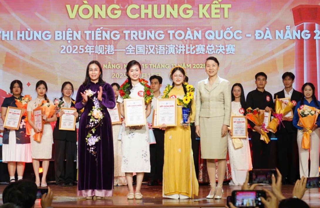 Trao giải Cuộc thi hùng biện tiếng Trung toàn quốc năm 2025