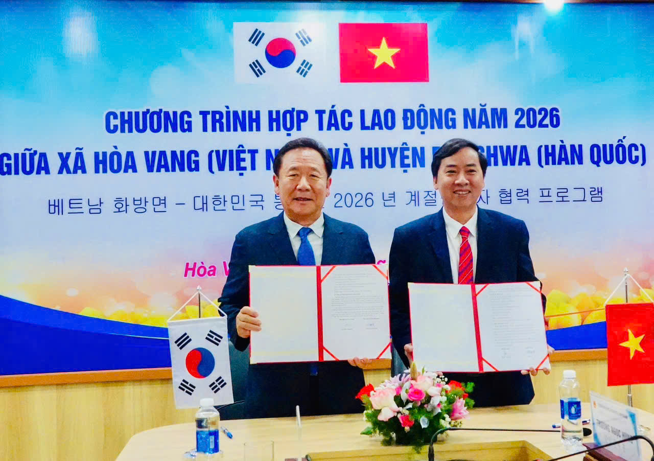 Xã Hoà Vang mở rộng hợp tác lao động với huyện Bonghwa (Hàn Quốc)