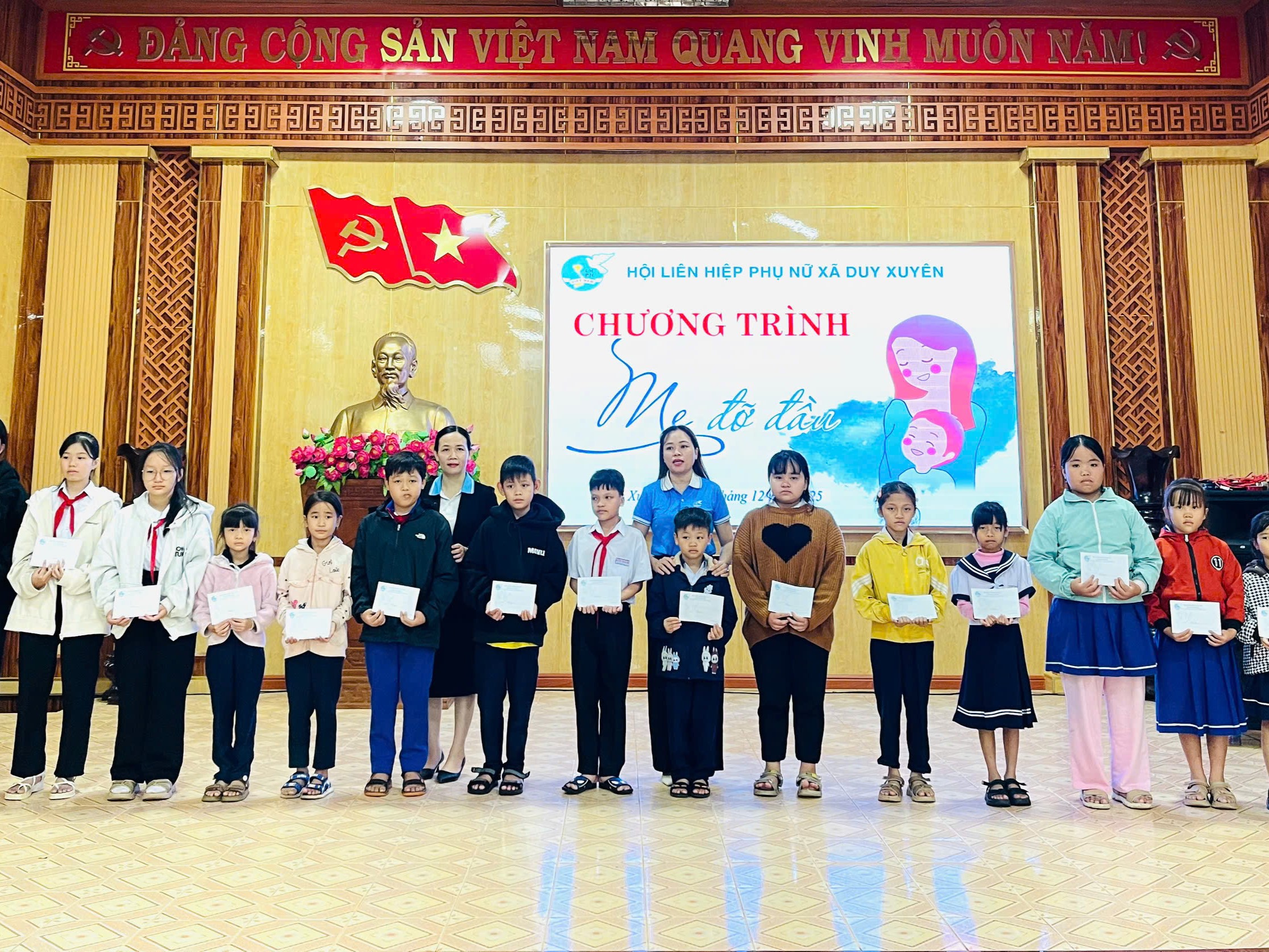 Duy Xuyên huy động hơn 500 triệu đồng giúp hội viên, trẻ em khó khăn