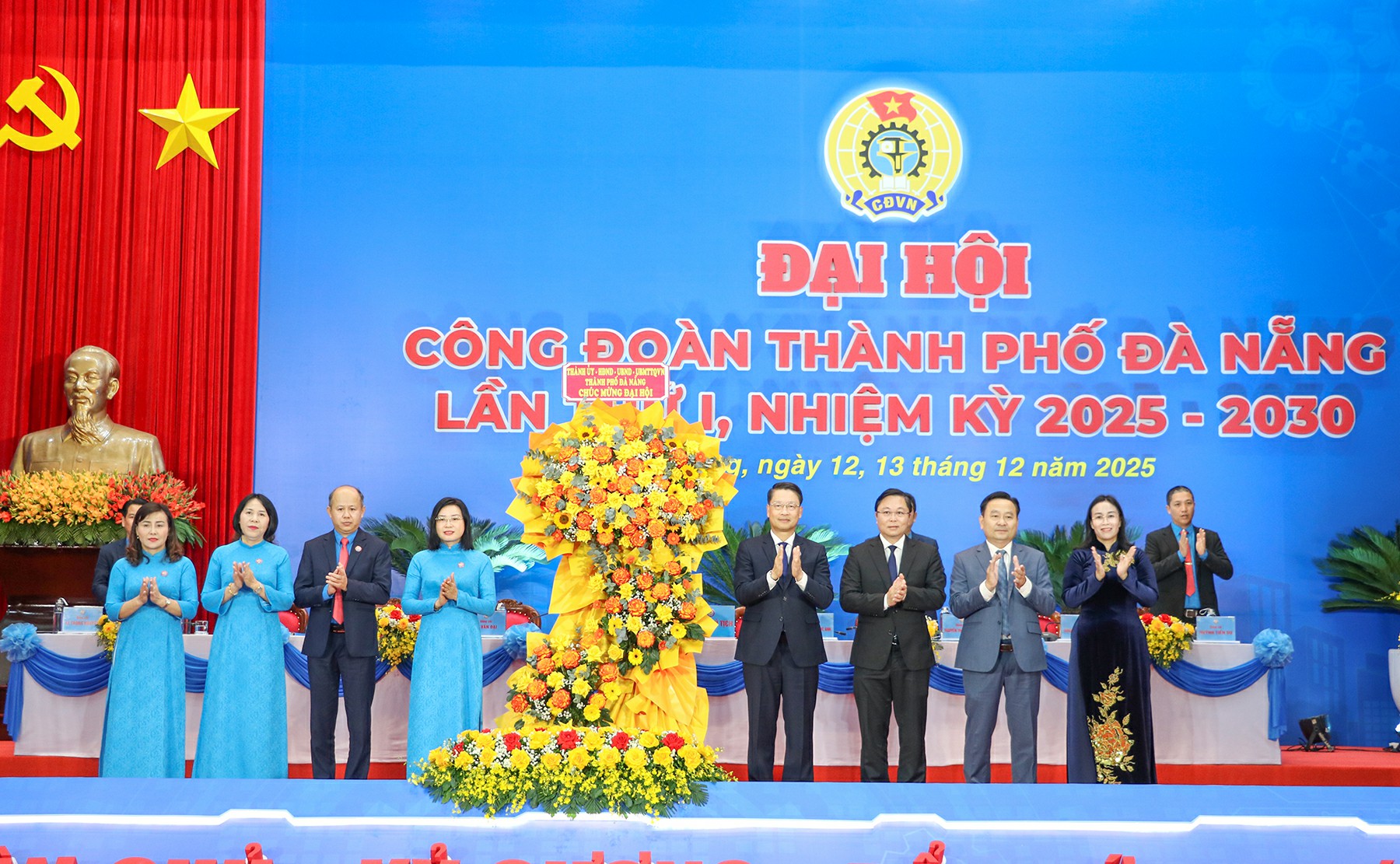 Khai mạc Đại hội đại biểu Công đoàn thành phố Đà Nẵng lần thứ I, nhiệm kỳ 2025-2030