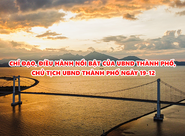 Video: Chỉ đạo, điều hành nổi bật của UBND thành phố, Chủ tịch UBND thành phố ngày 19-12