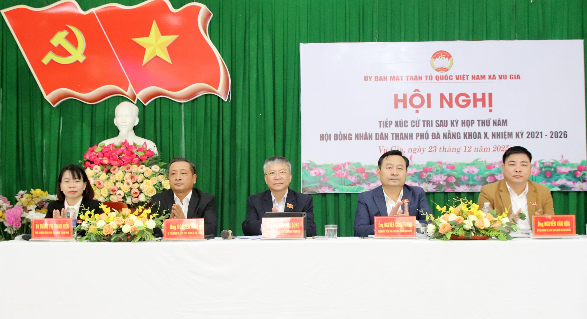 Cử tri xã Vu Gia phản ánh vướng mắc đất đai, giao thông xuống cấp