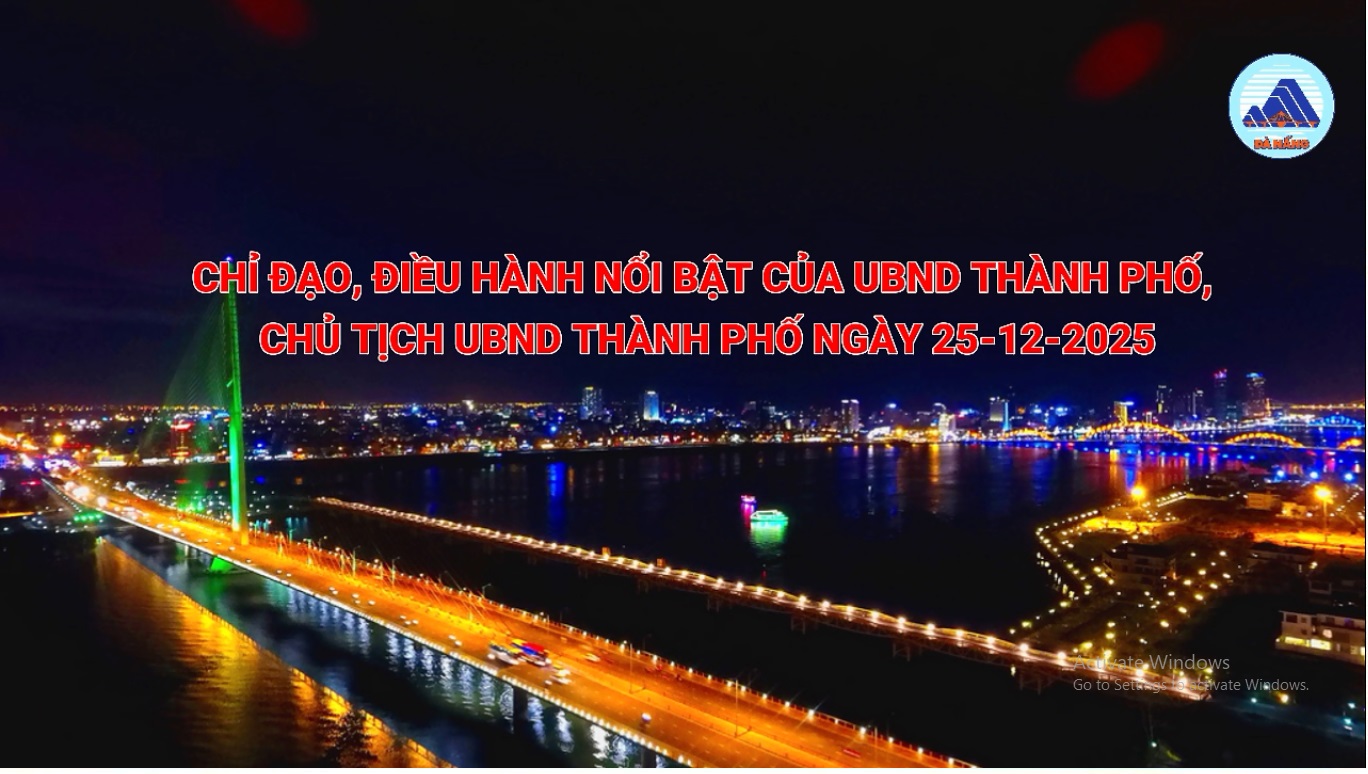 Video: Chỉ đạo, điều hành nổi bật của UBND thành phố, Chủ tịch UBND thành phố ngày 25-12