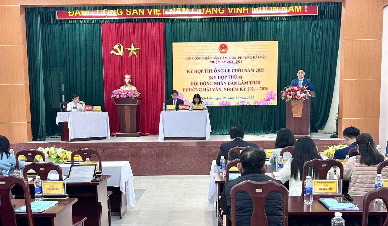 Tổng thu ngân sách nhà nước phường Hải Vân đạt 697%