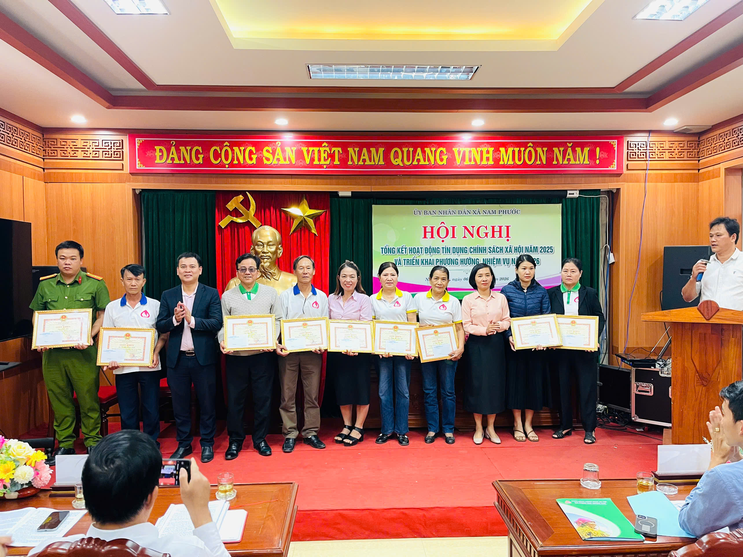 Tổng dư nợ tín dụng chính sách xã Nam Phước đạt gần 183 tỷ đồng