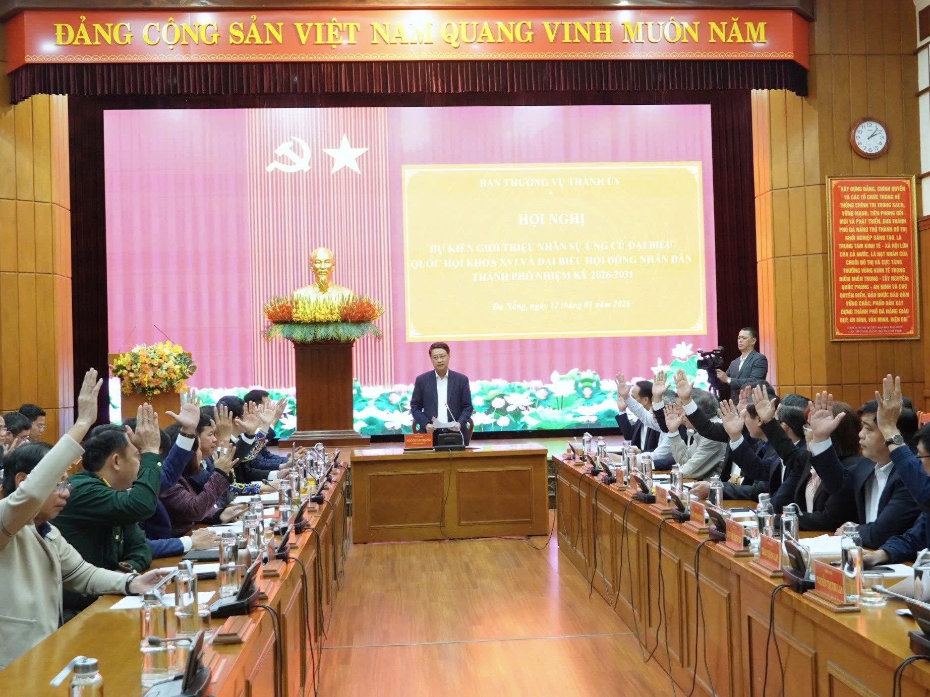 Giới thiệu Bí thư Thành ủy Lê Ngọc Quang ứng cử đại biểu Quốc hội khóa XVI