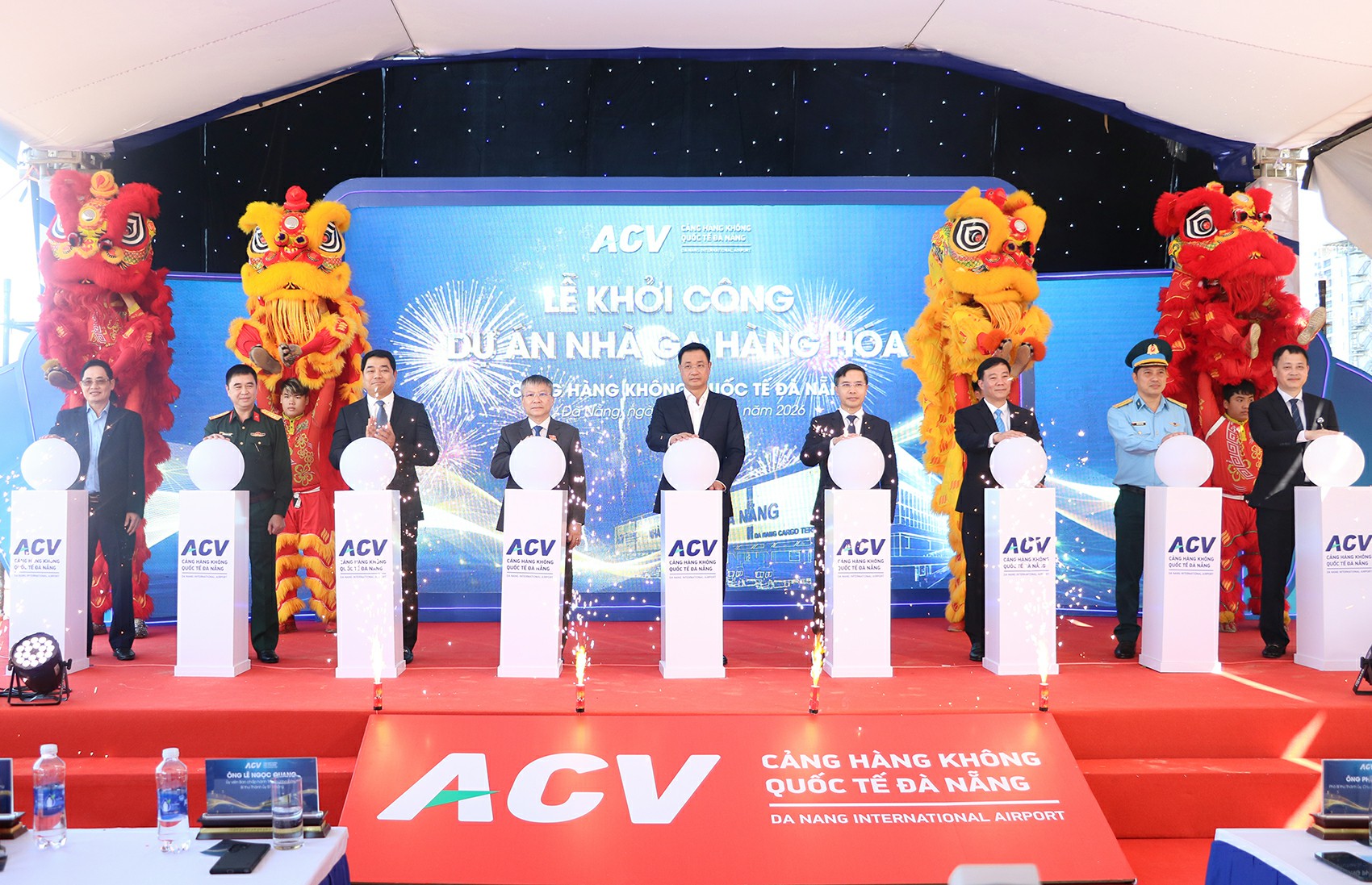 Cảng Hàng không quốc tế Đà Nẵng khởi công dự án Nhà ga hàng hóa mới với tổng vốn 631 tỷ đồng