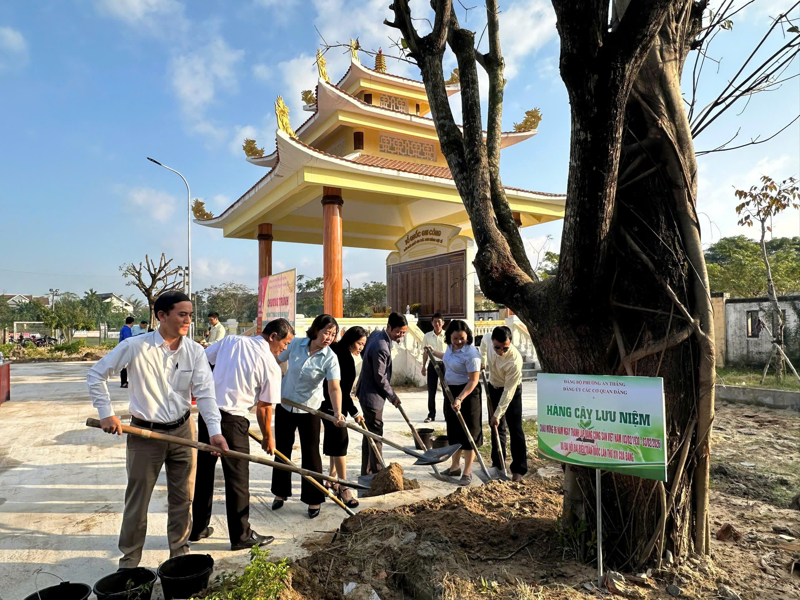 Phường An Thắng phát động chương trình Tết trồng cây đời đời nhớ ơn bác Hồ