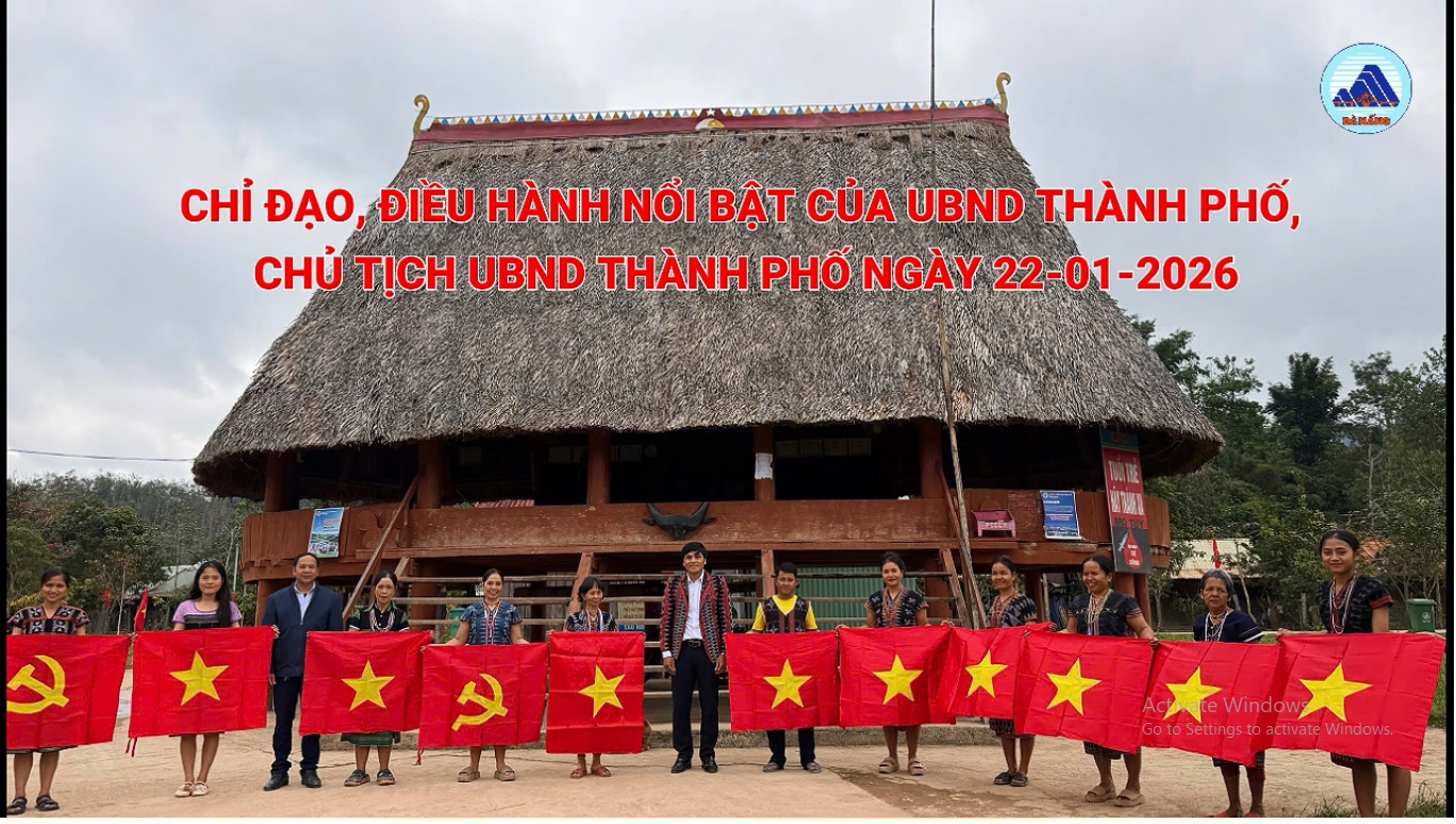 Video: Chỉ đạo, điều hành nổi bật của UBND thành phố, Chủ tịch UBND thành phố ngày 22-01-2026