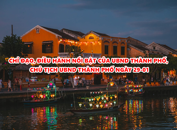 Video: Chỉ đạo, điều hành nổi bật của UBND thành phố, Chủ tịch UBND thành phố ngày 29-01