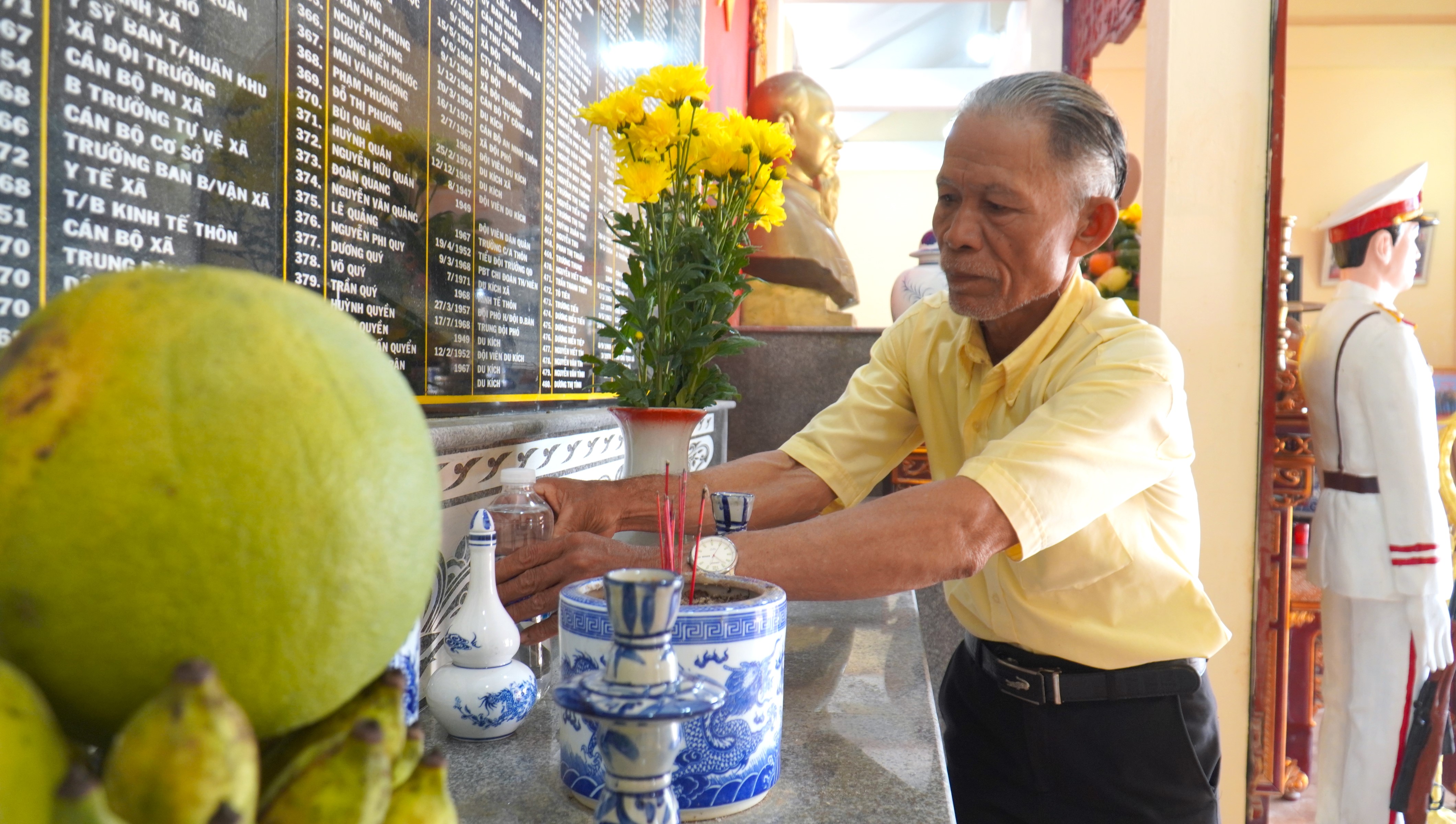 Âm thầm gìn giữ không gian tri ân