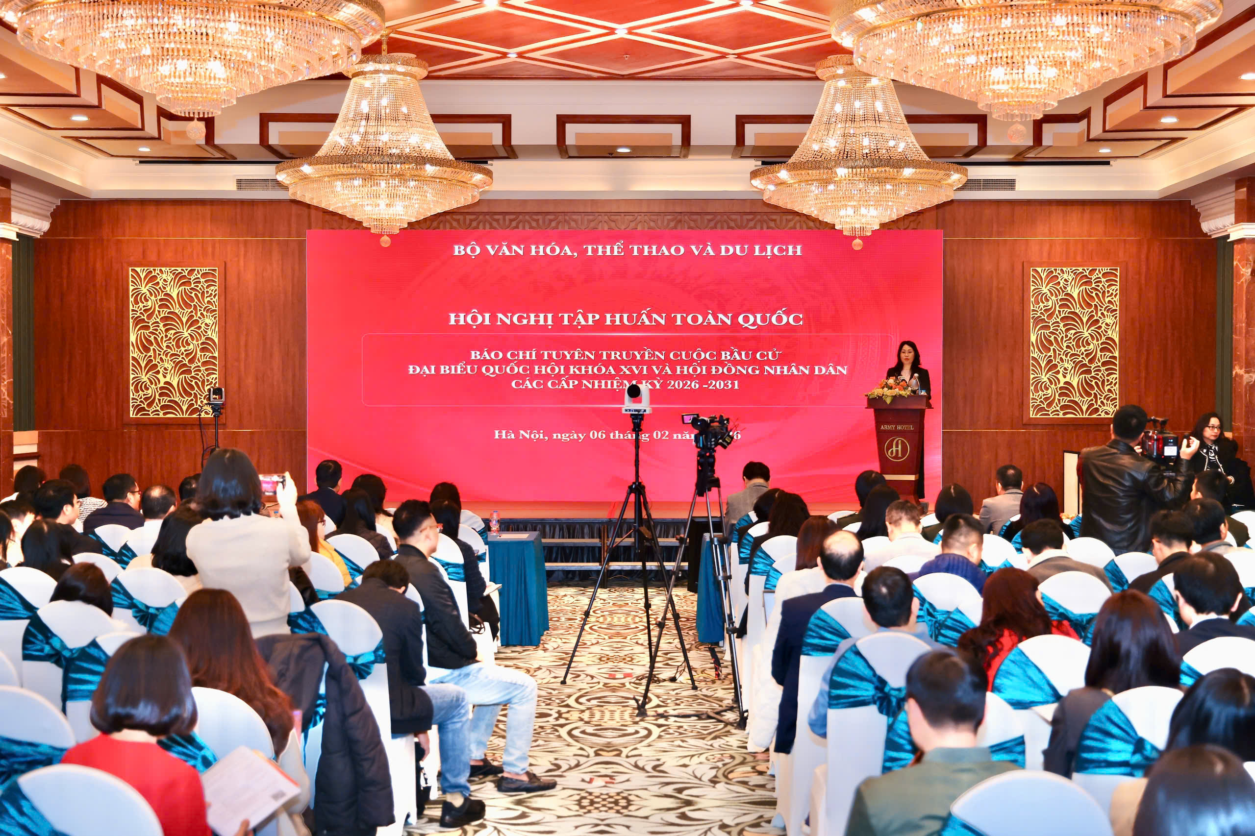 Tập huấn tuyên truyền cuộc bầu cử đại biểu Quốc hội khóa XVI và bầu cử đại biểu HĐND các cấp nhiệm kỳ 2026-2031