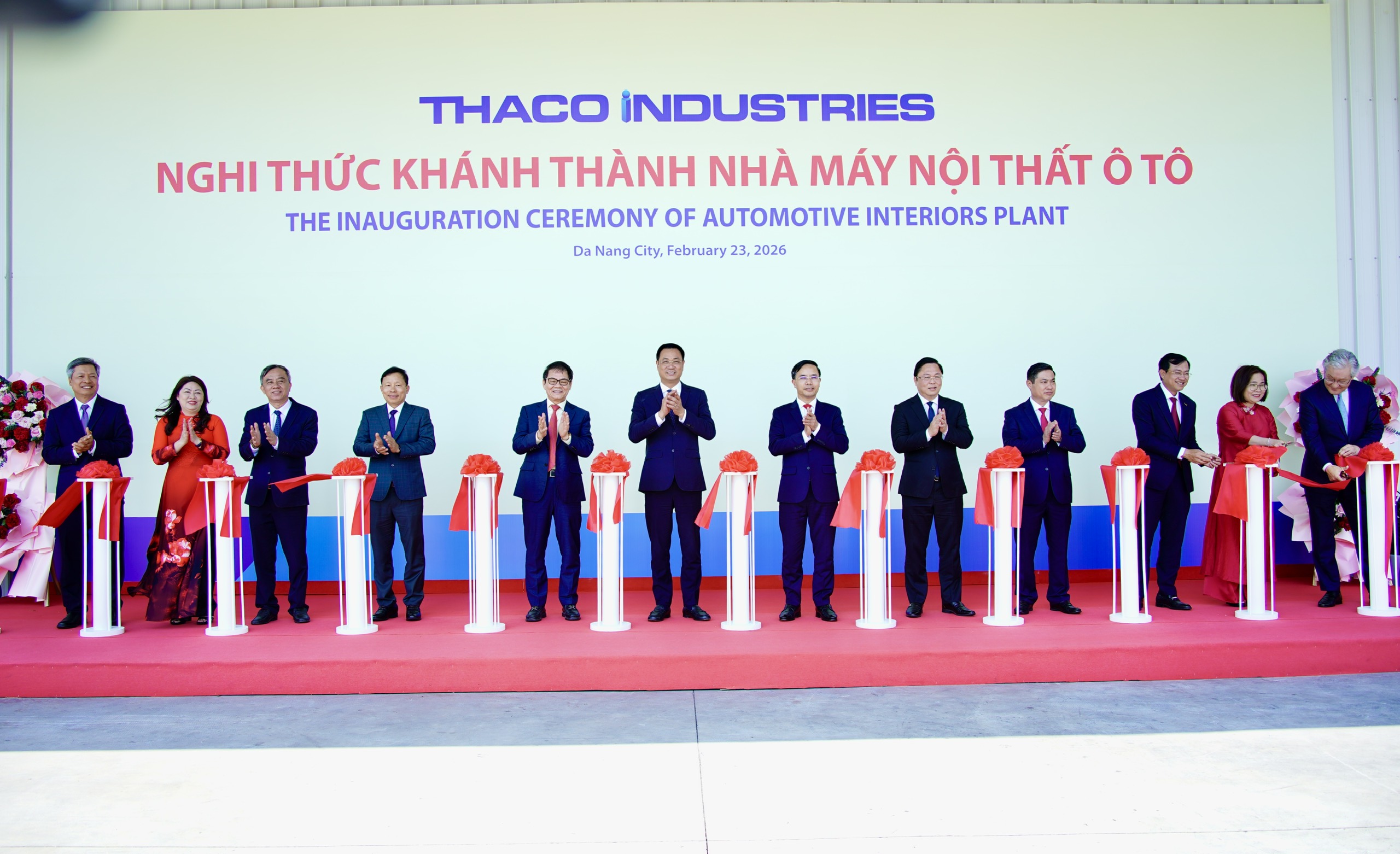 THACO INDUSTRIES khánh thành các nhà máy thiết bị dân dụng, chuyên dụng, nội thất ô tô