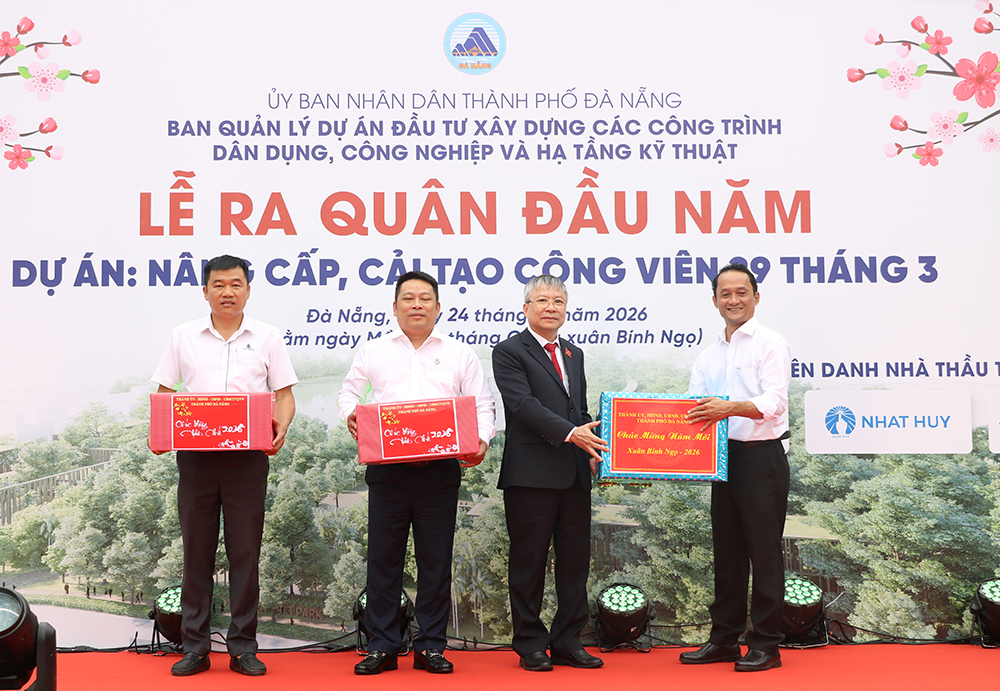 Đẩy nhanh tiến độ thi công, bảo đảm chất lượng công trình nâng cấp, cải tạo Công viên 29 Tháng 3