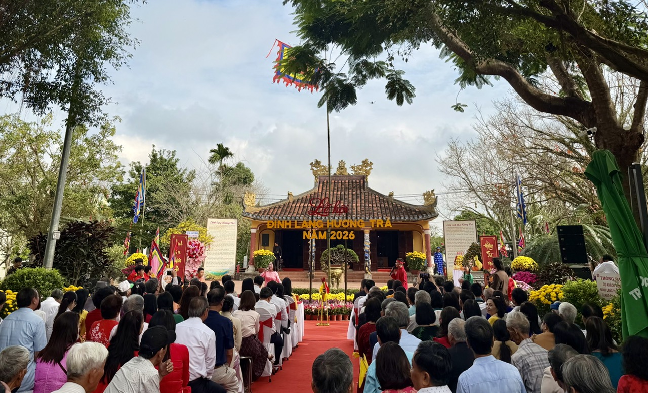 Lễ hội Đình làng Hương Trà 2026 gìn giữ cội nguồn lan tỏa khát vọng phát triển