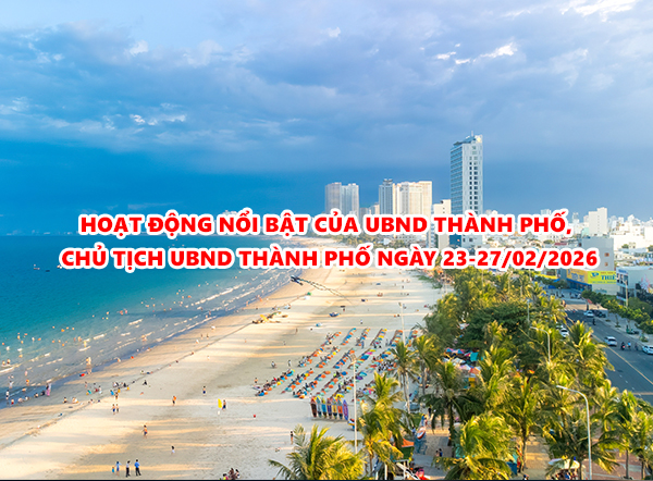Video: Hoạt động nổi bật của UBND thành phố, Chủ tịch UBND thành phố từ ngày 23-27/02/2026