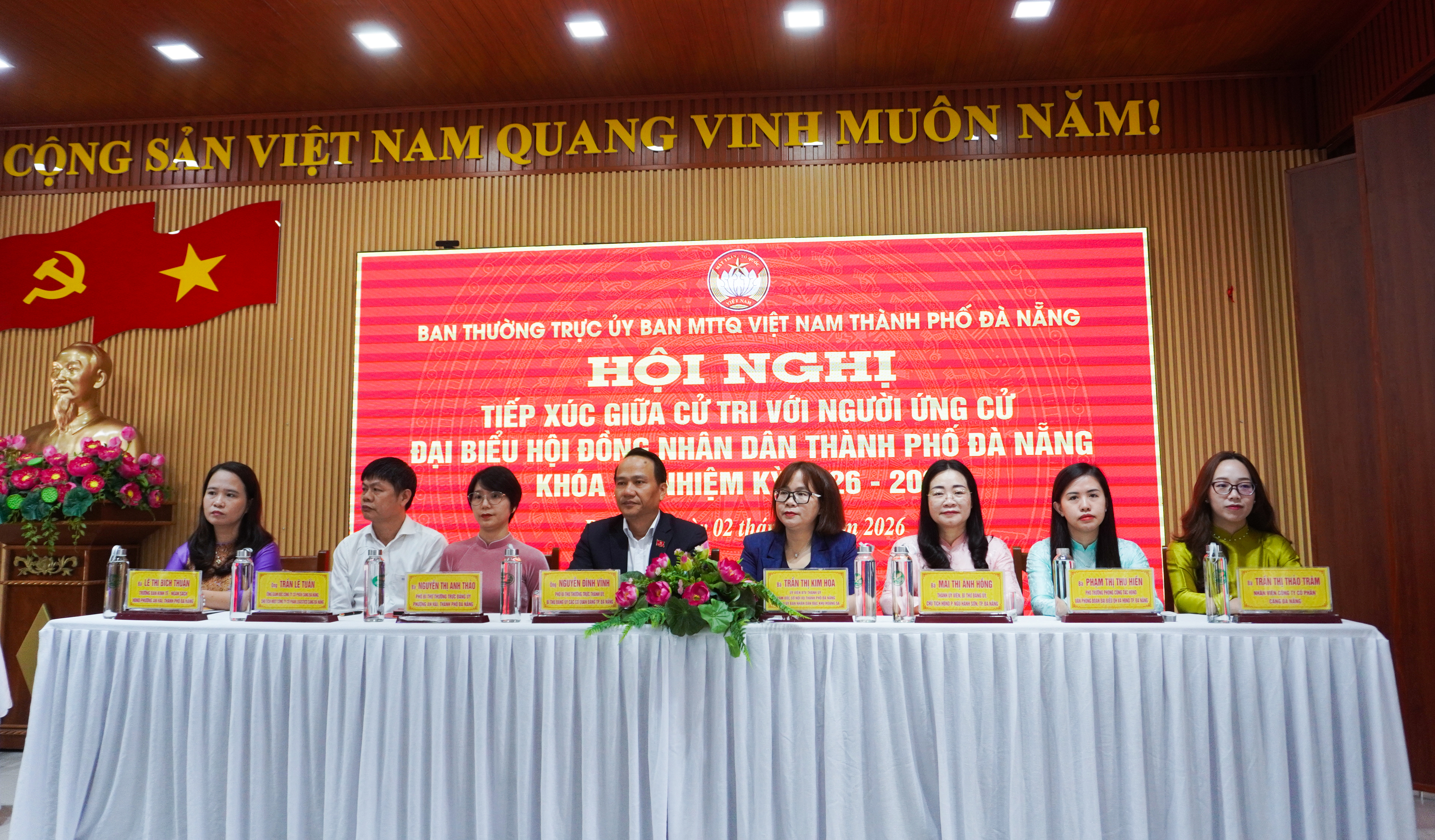 Các ứng cử viên đại biểu HĐND, Đơn vị bầu cử số 3 tiếp xúc cử tri, vận động bầu cử tại phường An Hải