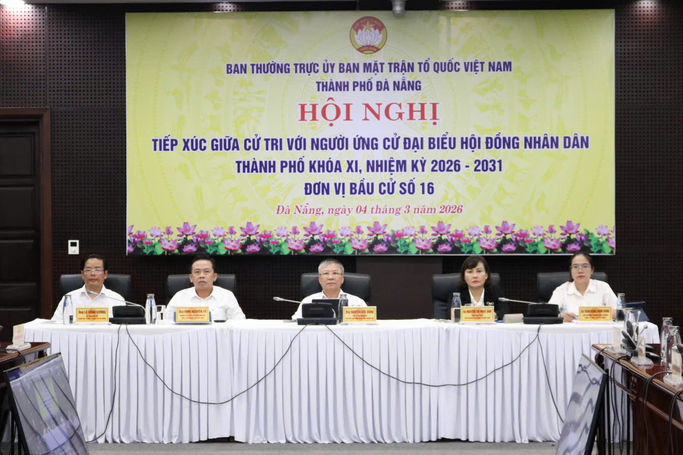 Ứng cử viên đại biểu HĐND thành phố, đơn vị bầu cử số 16 tiếp xúc cử tri