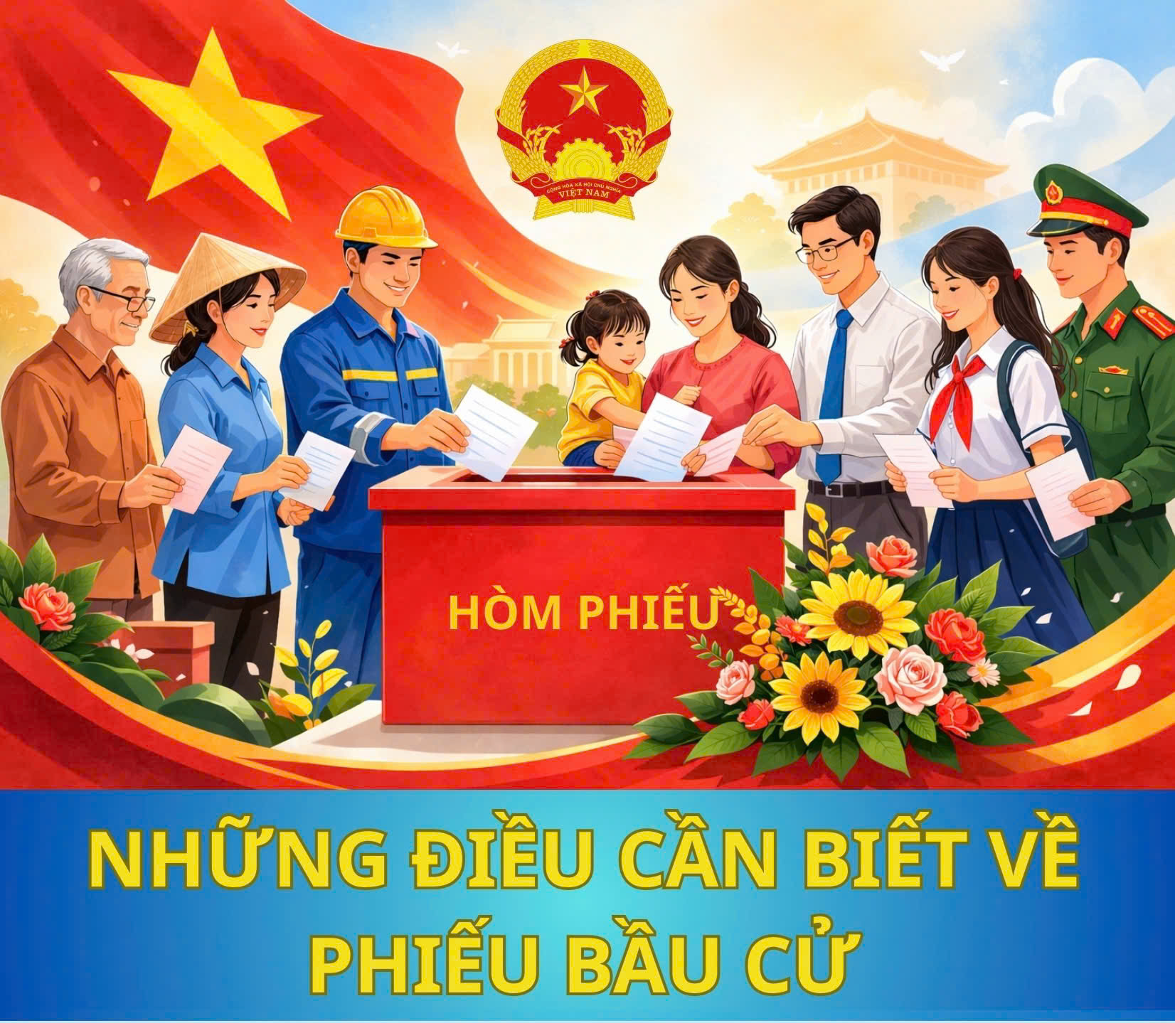 [Infographic] - Những điều cần biết về phiếu bầu cử