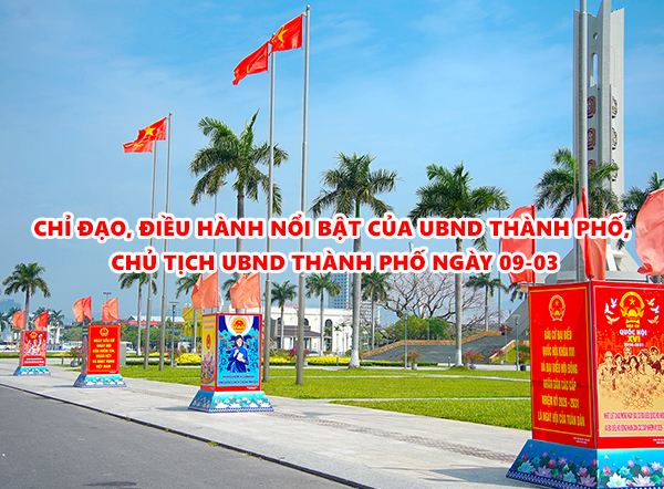 Video: Chỉ đạo, điều hành nổi bật của UBND thành phố, Chủ tịch UBND thành phố ngày 09-03