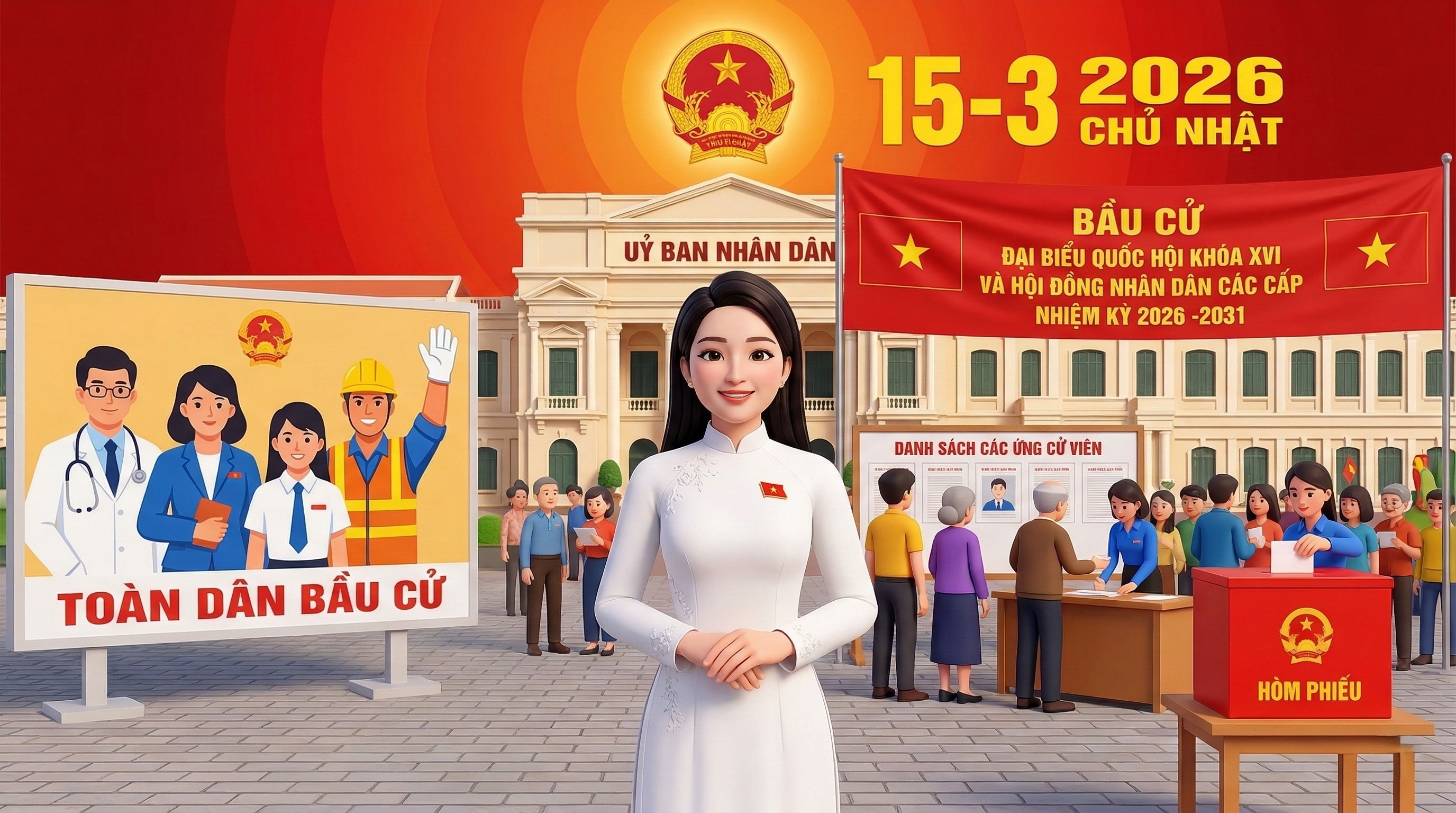 Video: Quy trình bỏ phiếu bầu cử đại biểu Quốc hội khóa XVI và đại biểu HĐND các cấp nhiệm kỳ 2026 - 2031