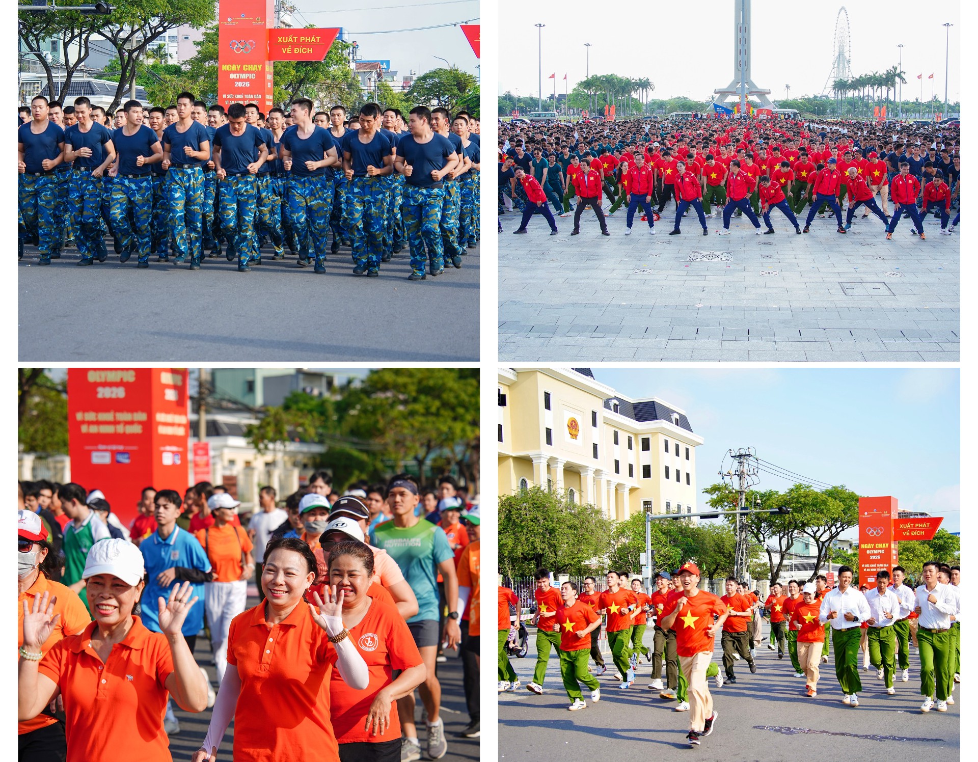 Sôi nổi ngày chạy Olympic 2026, thúc đẩy phong trào rèn luyện thể thao