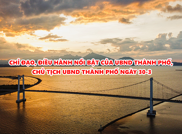 Video: Chỉ đạo, điều hành nổi bật của UBND thành phố, Chủ tịch UBND thành phố ngày 30-3