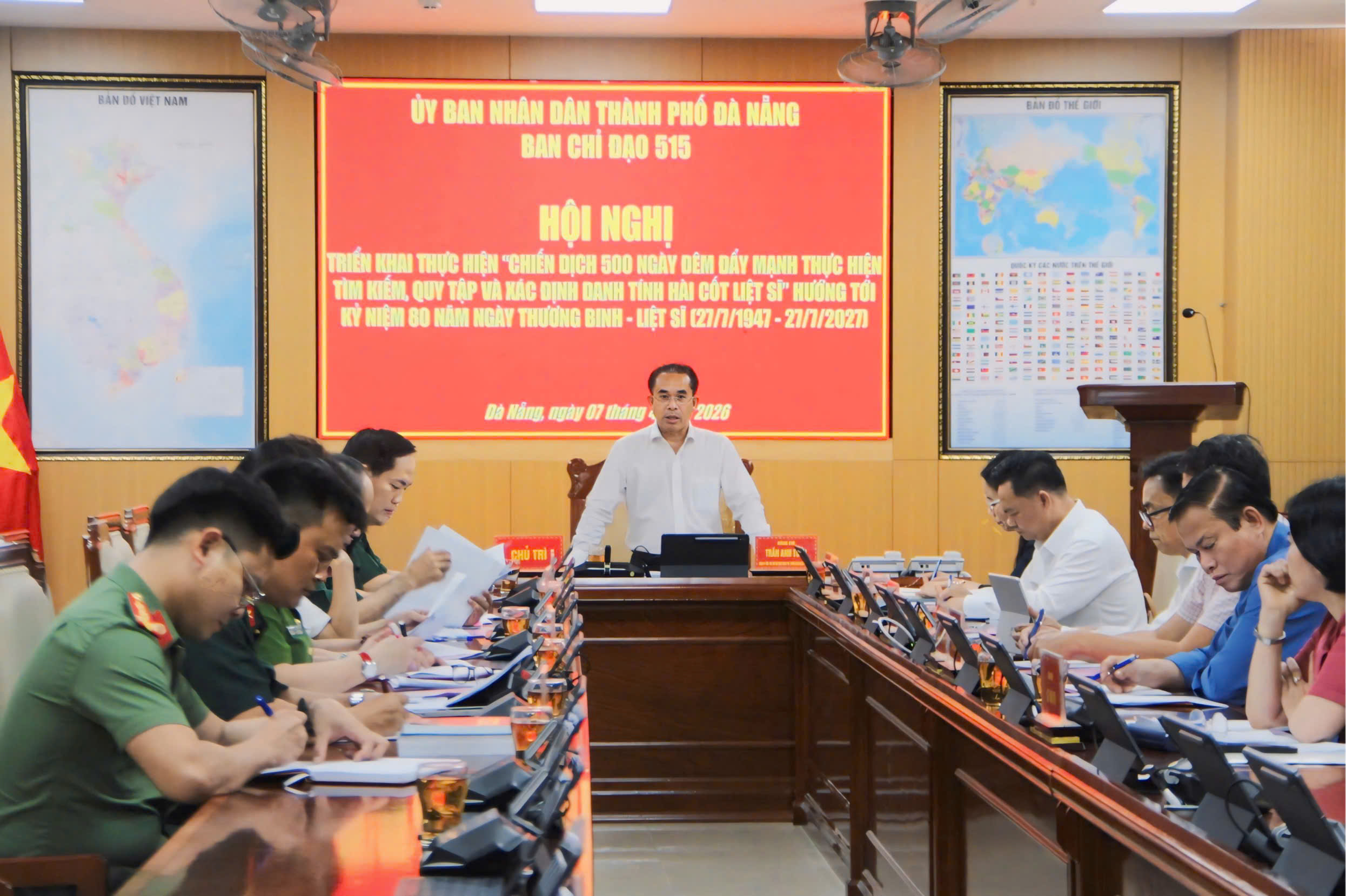 Đẩy mạnh triển khai “Chiến dịch 500 ngày đêm” tìm kiếm, quy tập hài cốt liệt sĩ