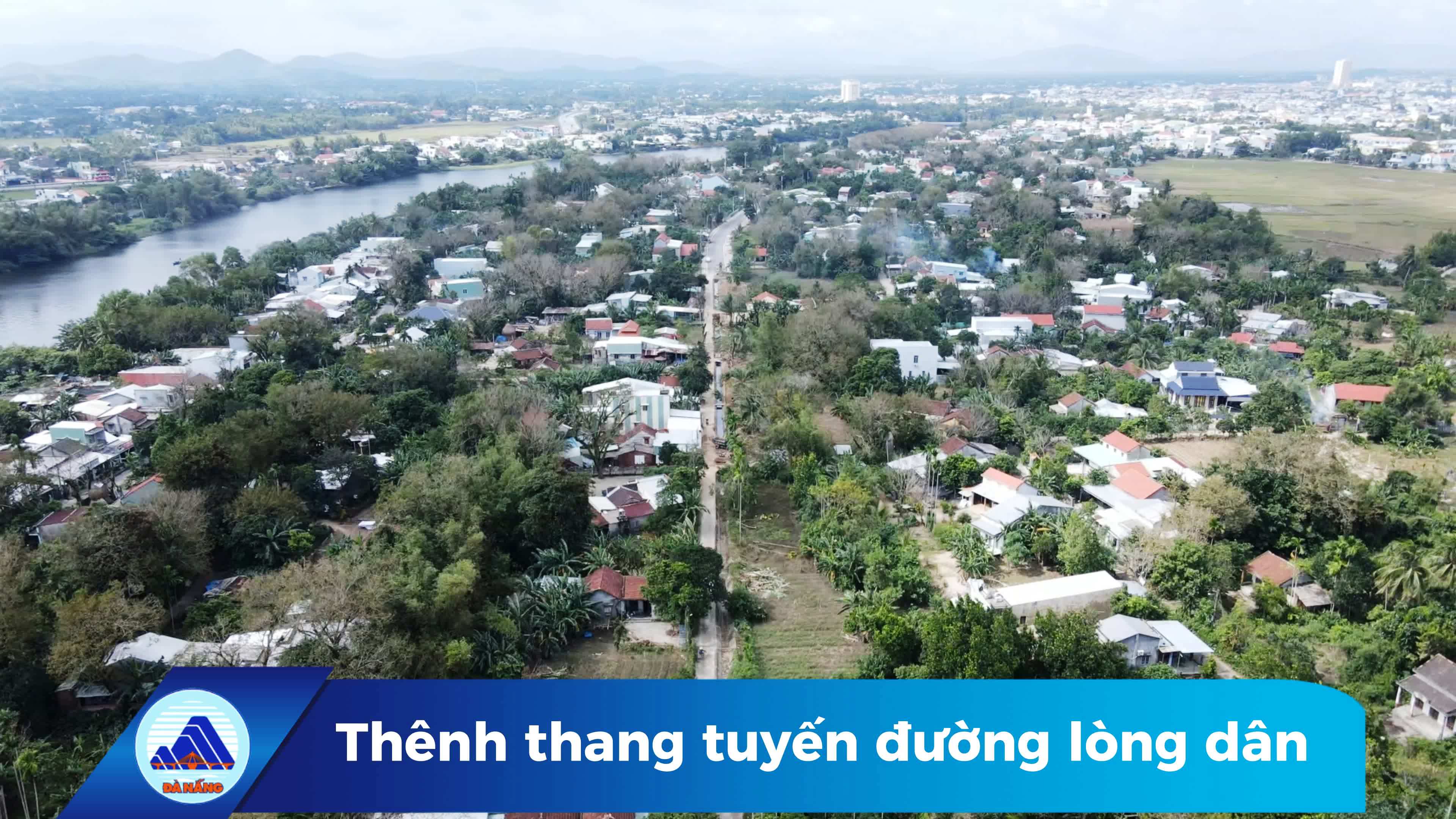 Video: Thênh thang tuyến đường lòng dân ở Hương Trà