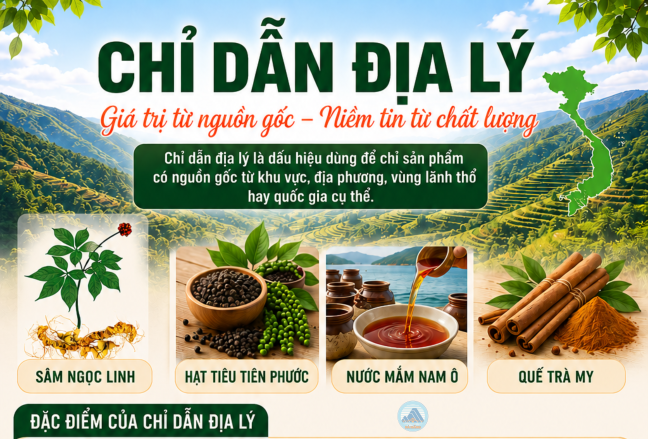 [Infographic] - Chỉ dẫn địa lý: Khẳng định giá trị đặc sản Việt