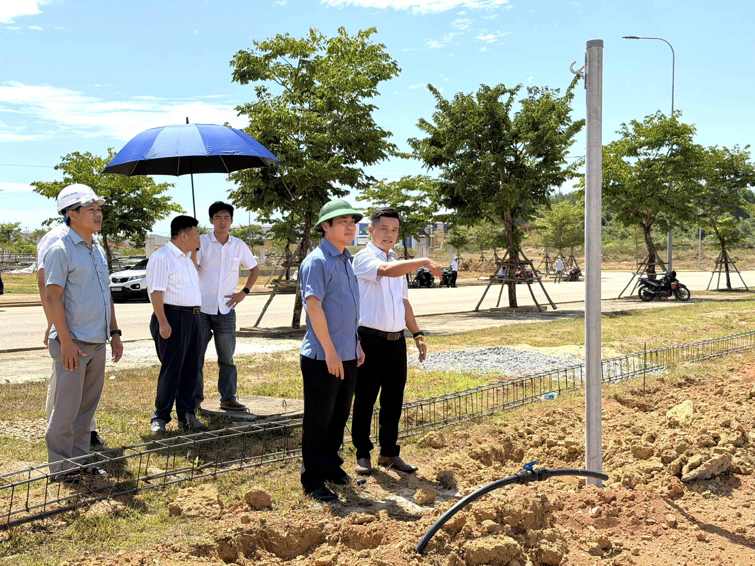 Phó Chủ tịch UBND thành phố Phan Thái Bình kiểm tra tiến độ triển khai Khu công nghiệp Tam Anh – Hàn Quốc