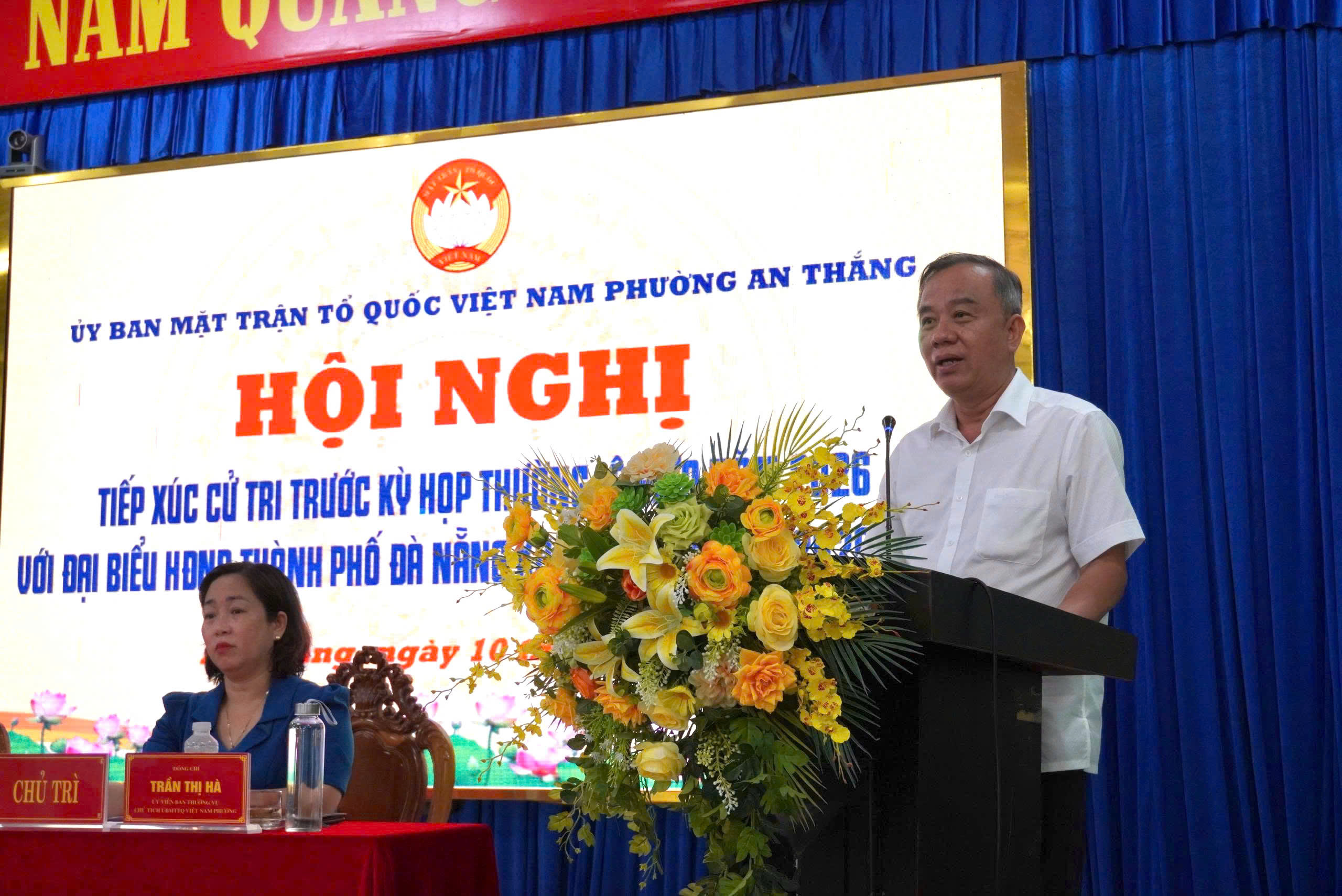 Tổ đại biểu số 8 HĐND thành phố tiếp xúc cử tri phường An Thắng