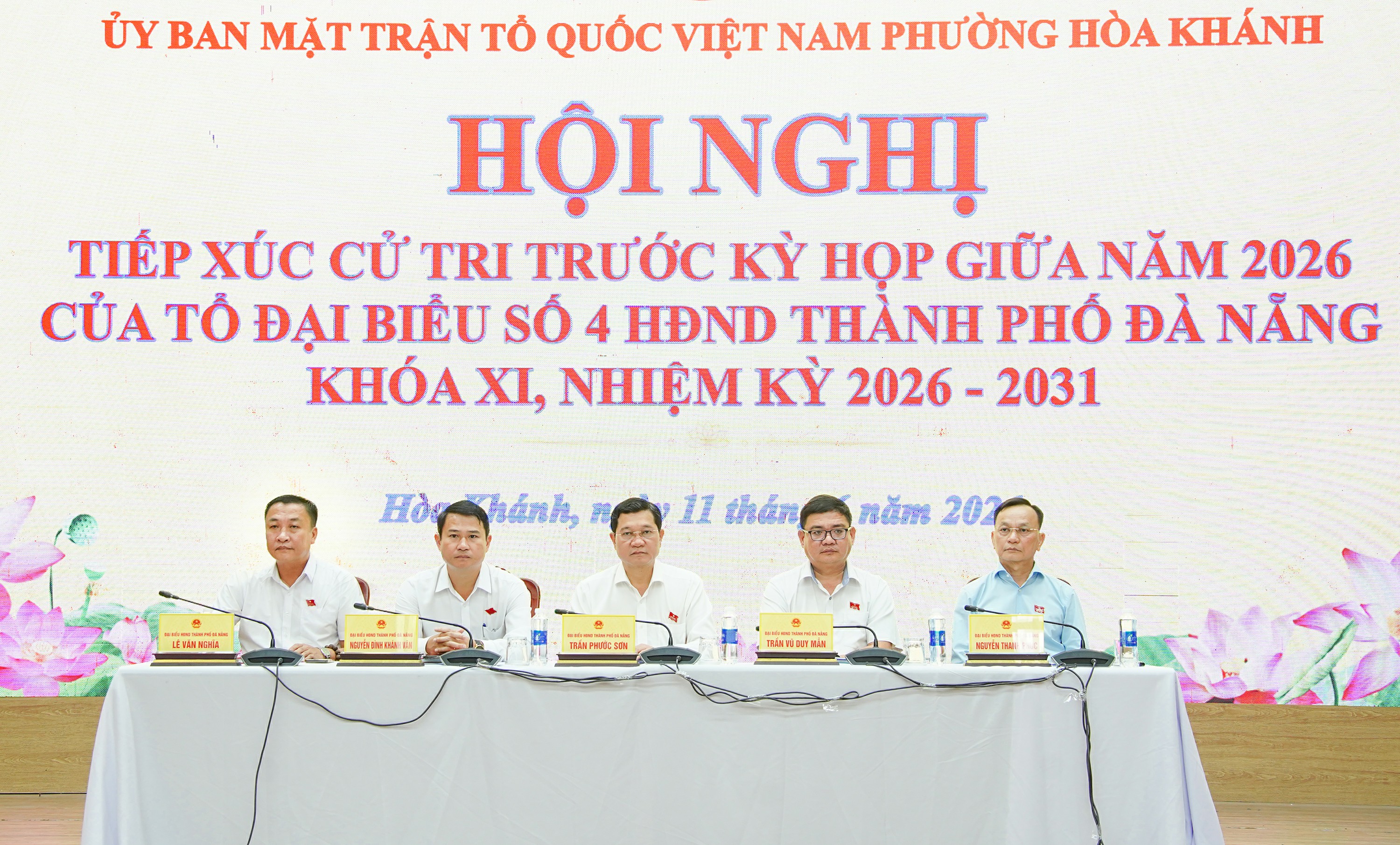 Cử tri phường Hòa Khánh đề nghị sớm xử lý quy hoạch treo, ngập úng và xe dù bến cóc