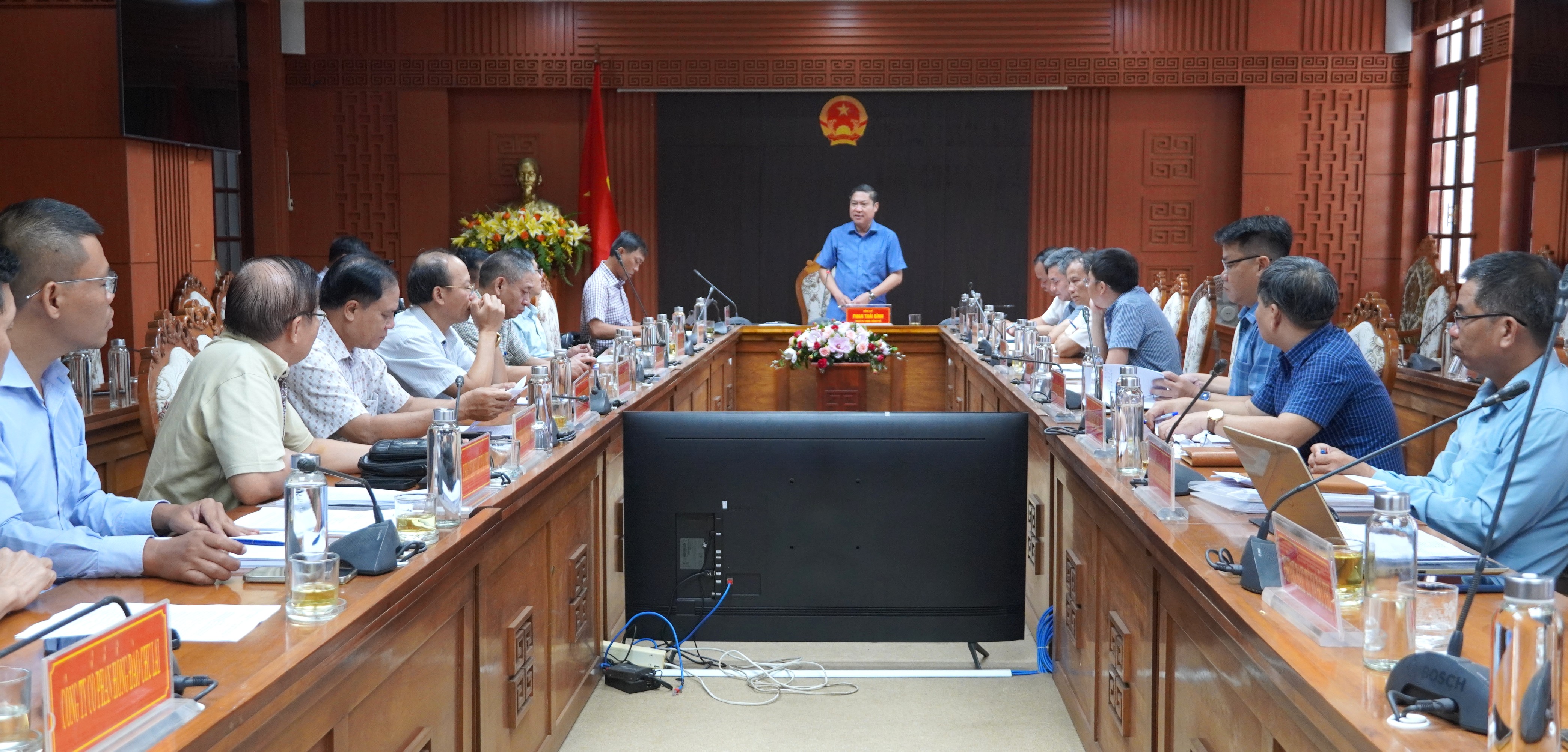 Phó Chủ tịch UBND thành phố Phan Thái Bình làm việc với Ban Quản lý Khu kinh tế mở Chu Lai