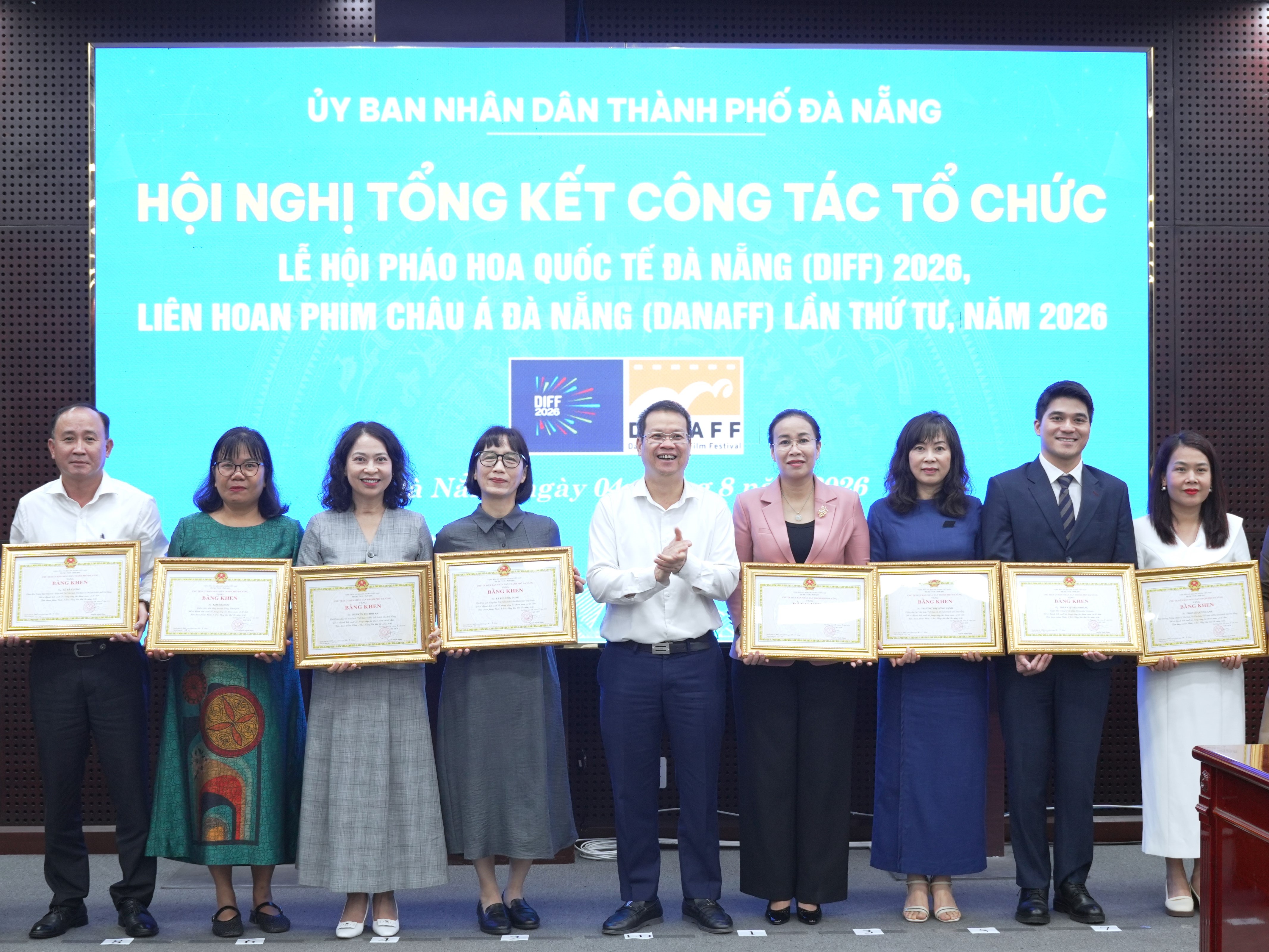 Tổng kết Lễ hội Pháo hoa quốc tế Đà Nẵng (DIFF) và Liên hoan Phim châu Á Đà Nẵng (DANAFF) năm 2026