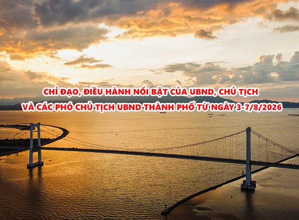 Video: Chỉ đạo, điều hành nổi bật của UBND, Chủ tịch và các Phó Chủ tịch UBND thành phố từ ngày 3-7/8/2026