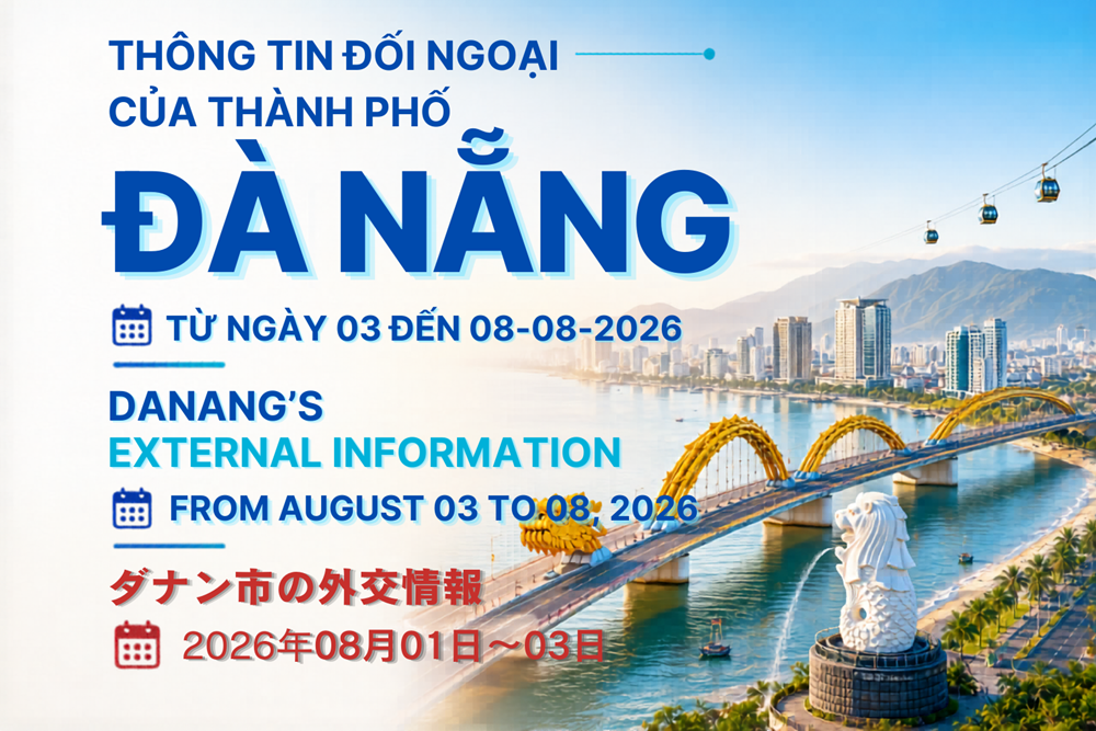 External information on the economy, politics, culture, and society in Danang city from Aug 3 to 8